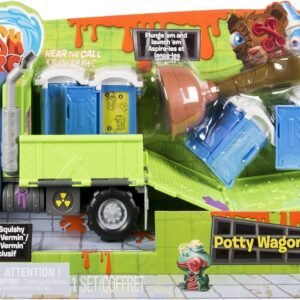 Flush Force Series 2 Potty Wagon, with Gross Collectible Figures for Kids