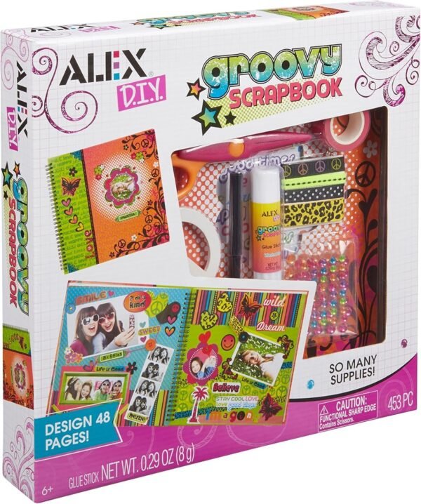 Alex Craft Groovy Scrapbook Kids Art and Craft Activity Kit