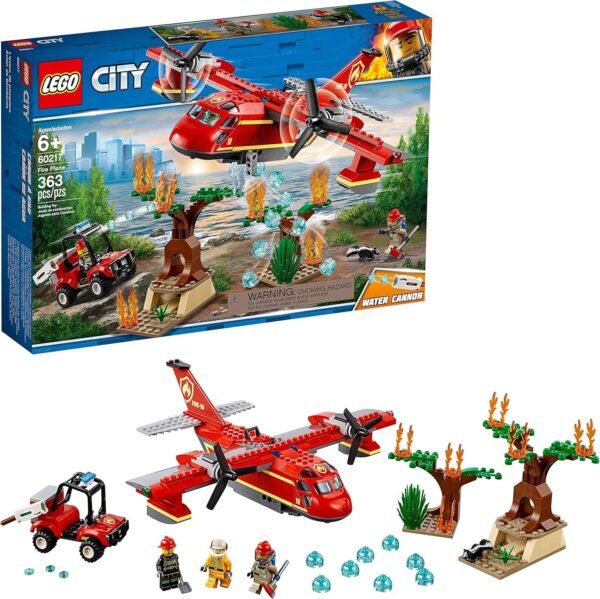 LEGO City Fire Plane 60217 Building Kit 363 Pieces Toy