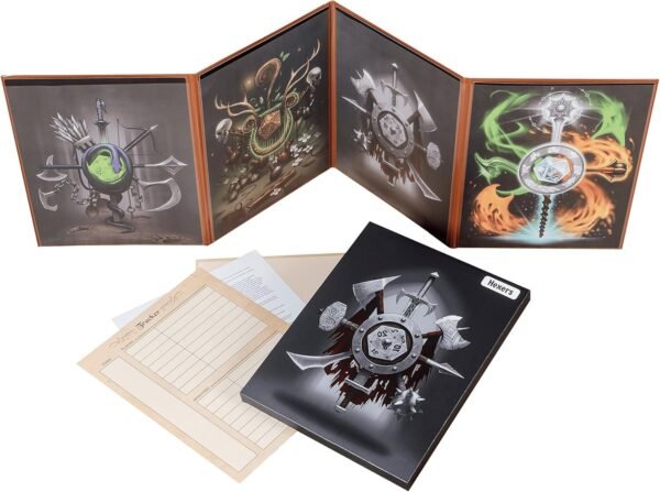 Hexers Game Master Screen, Dungeons and Dragons, DND DM Pathfinder RPG Role-Playing