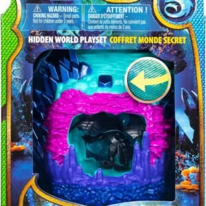 Dreamworks Dragons Hidden World Playset, Dragon Lair with Collectible Toothless Figure, for