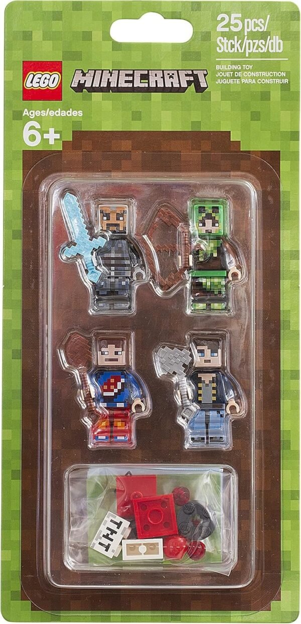 LEGO Minecraft 853609 Mini Figure Pack Kit Toy Fun Kids