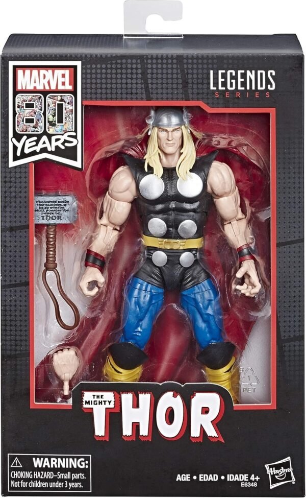 Marvel Comics 80th Anniversary Legends Series 6-Scale Vintage Comic-Inspired Thor Collectible Action
