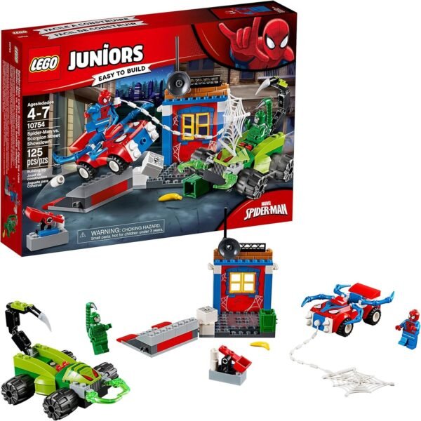 LEGO Juniors/4+ Marvel Super Heroes Spider-Man vs. Scorpion Street Showdown 10754 Building