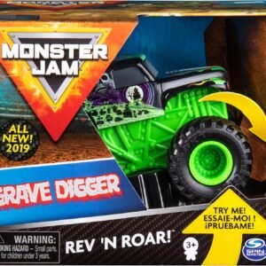 Monster Jam Official Grave Digger Rev N Roar Monster Truck, 143 Scale