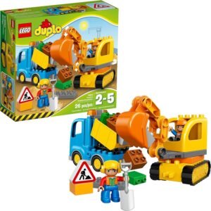LEGO DUPLO Town Truck & Tracked Excavator 10812 Dump Truck and Excavator