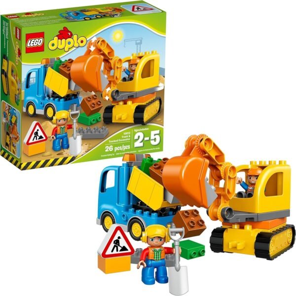 LEGO DUPLO Town Truck & Tracked Excavator 10812 Dump Truck and Excavator