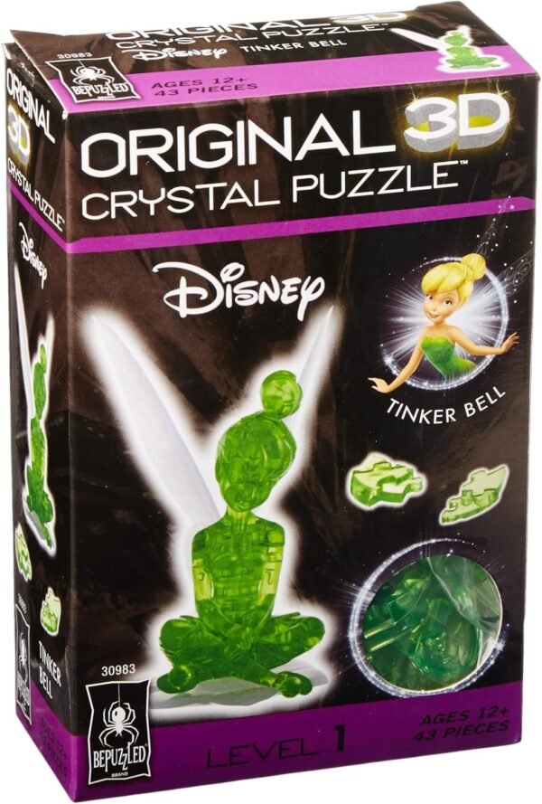 Original 3D Crystal Puzzle - Tinker Bell Kit Toy Fun