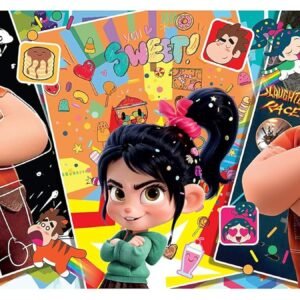 Ravensburger 12633 Disney Wreck It Ralph 200 Piece Panorama Puzzle,Multi-color