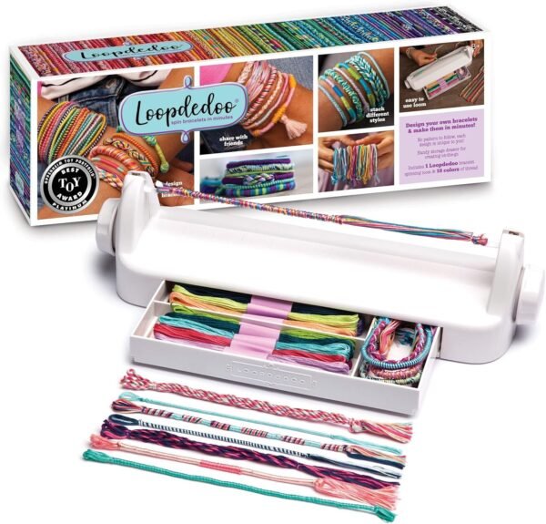 Loopdedoo - Friendship Bracelet Maker Kit - DIY Friendship Bracelets in Minutes