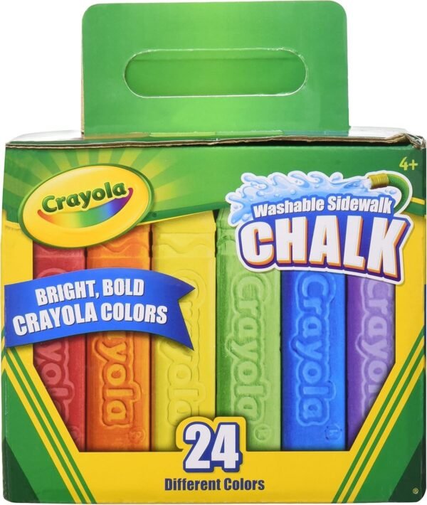 Cray24CT Sidewalk Chalk Kit Toy Fun Kids Pack Set Play