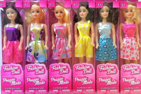 Greenbrier American Fashion Dolls Set of 6 - 11.5 inches Tall -