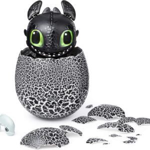Dreamworks Dragons, Hatching Toothless Interactive Baby Dragon with Sounds, for Kids Aged