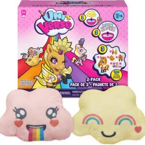 Uni-verse 2 Pack, Collectible Surprise Unicorns with Mystery Accessories Styles May Vary