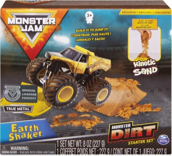 Monster Jam, Earth Shaker Monster Dirt Starter Set, Featuring 8oz of Monster