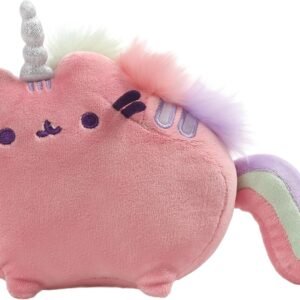 GUND Pusheen Pusheenicorn Unicorn Cat Sound Plush Stuffed Animal, Pink, 7.5