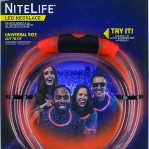 Nite Ize NiteLife LED Necklace, Glows + Flashes, Replaceable Batteries for Endless