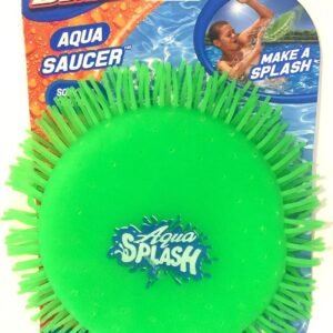 Banzai Green Aqua Saucer Pool Toy 5 Disk Soak It and Throw
