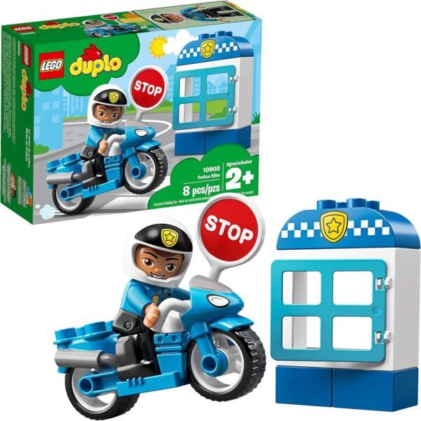 LEGO DUPLO Town Police Bike 10900 Building Blocks 8 Pieces
