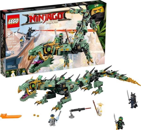 LEGO NINJAGO Movie Green Ninja Mech Dragon 70612 Ninja Toy with Dragon