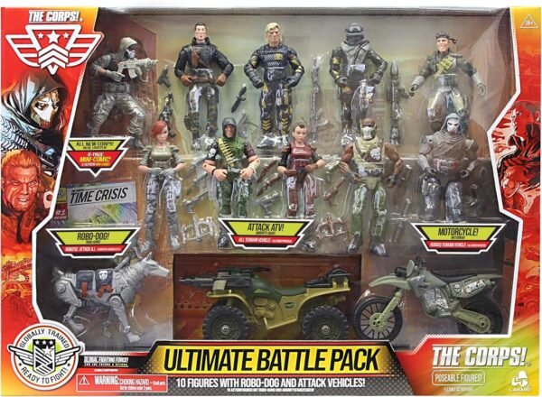 The Corps Special Forces Action Figures & Vehicle Deluxe Playset Packaging &