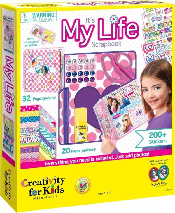 Creativity for Kids Its My Life Scrapbook Kit Toy Fun