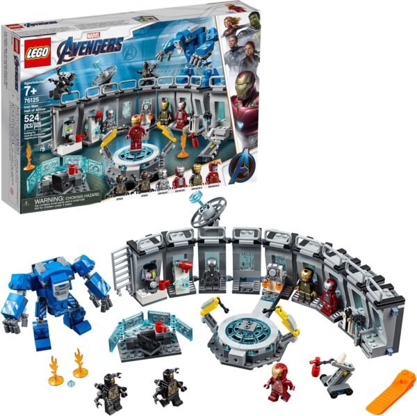 LEGO Marvel Avengers Iron Man Hall of Armor 76125 Building Kit Marvel