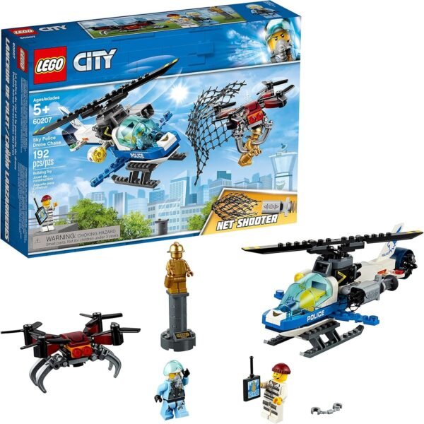LEGO City Sky Police Drone Chase 60207 Building Kit 192 Pieces