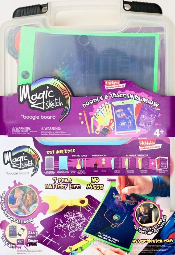 Magic Sketch Boogie Board Kit Toy Fun Kids Pack Set