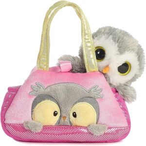 Aurora World Fancy Pals Peek-A-Boo Owl Pet Carrier,7 inches Kit