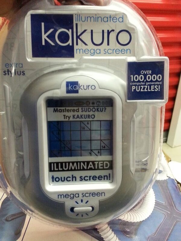Illuminated Mega Screen Kakuro Kit Toy Fun Kids Pack Set