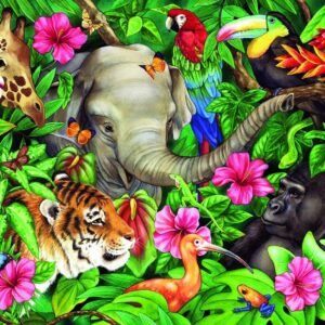 Ravensburger Tropical Friends - 60 Piece Jigsaw Puzzle for Kids Every Piece