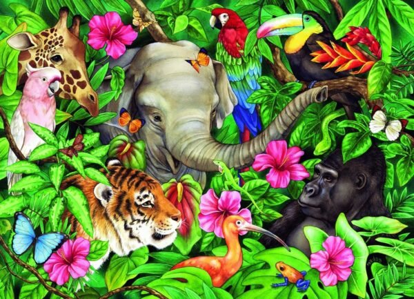 Ravensburger Tropical Friends - 60 Piece Jigsaw Puzzle for Kids Every Piece