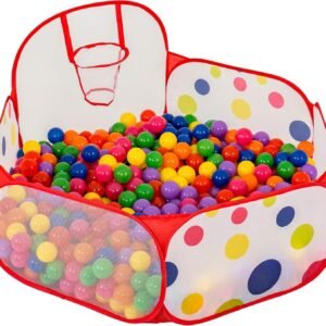 FoxPrint Basketball Ball Pit - Toddler Ball Pit Tent - Sensory Ball