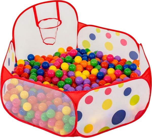 FoxPrint Basketball Ball Pit - Toddler Ball Pit Tent - Sensory Ball