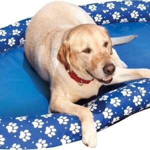 SwimWays Spring Float Paddle Paws Dog Pool Float - Large 65 lbs