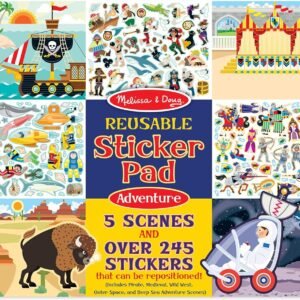 Melissa & Doug Reusable Sticker Pad - Adventure Pad Kit