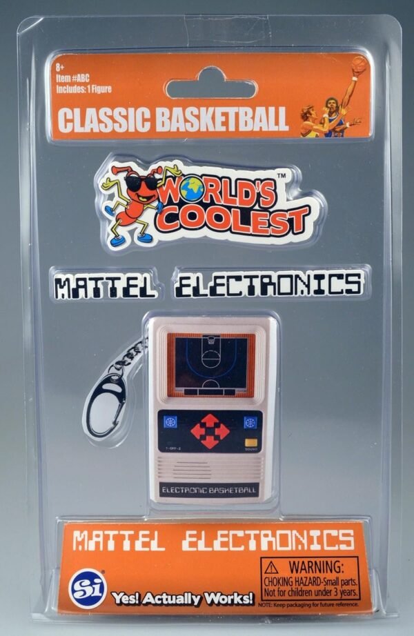 Worlds Coolest Mattel Electronic Games - Basketball Handheld Games Kit