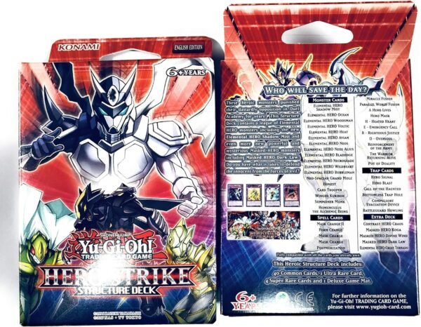 Yu-Gi-Oh TCG Hero Strike Structure Deck Kit Toy Fun Kids