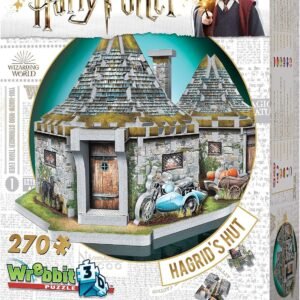 Wrebbit 3D - Hagrids Hut 3D Jigsaw Puzzle 270-Piece Kit