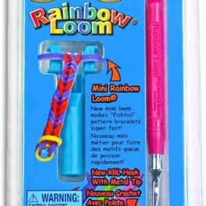 Rainbow Loom Tail Upgrade Kit - Metal Hook - Pink