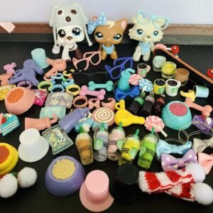 lps Pet Shop lps Accessories 10pcs Random lps Accessories Skateboard Drinks Bone