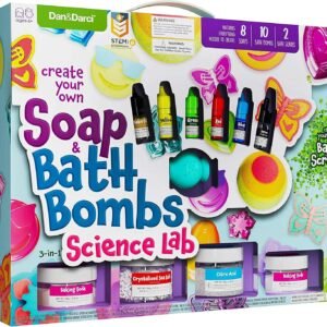 Soap & Bath Bomb Making Kit for Kids - 3-in-1 Spa Science