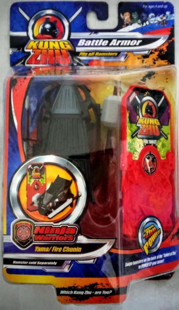 Kung Zhu Pets Battle Armor Yama Fire Chunin - Hamster NOT Included