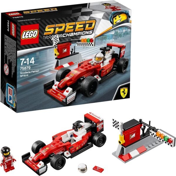 LEGO Speed Champions Scuderia Ferrari SF16-H Set #75879 Kit Toy