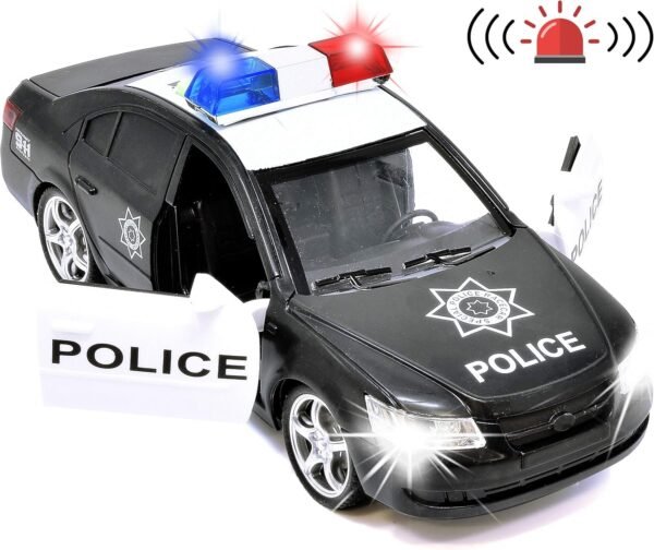 Number 1 in Gadgets Police Car Toy Friction Powered Rescue Vehicle with