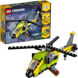 LEGO Creator 3in1 Helicopter Adventure 31092 Building Kit 157 Pieces