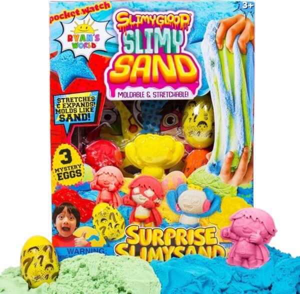 RYANS WORLD SlimySand by Horizon Group USA, Includes 6 SlimySand Varieties with