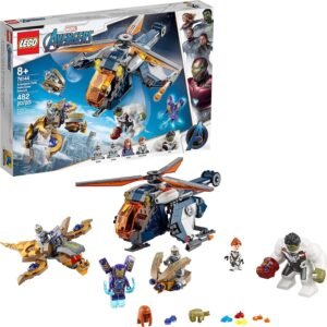 LEGO Marvel Avengers Hulk Helicopter Rescue 76144 Building Kit 482 Pieces,Multi
