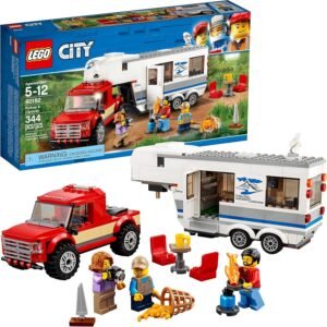 LEGO City Pickup & Caravan 60182 Building Kit 344 Pieces